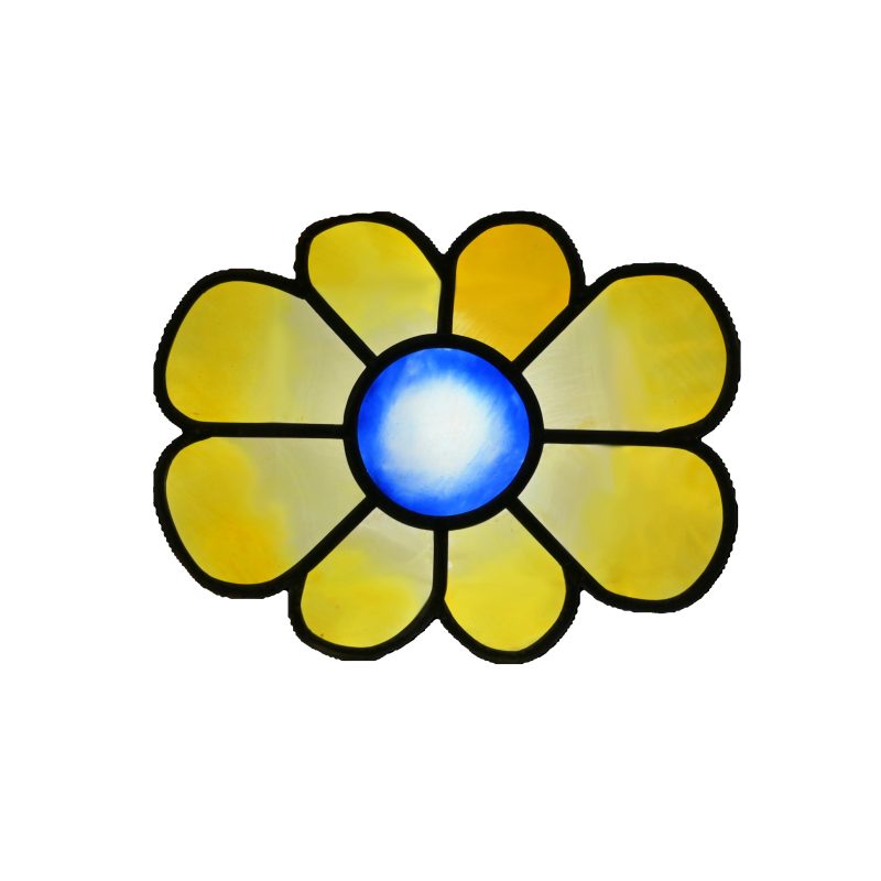 VITRAL CRIPTA COLONIA GÜELL Amarillo