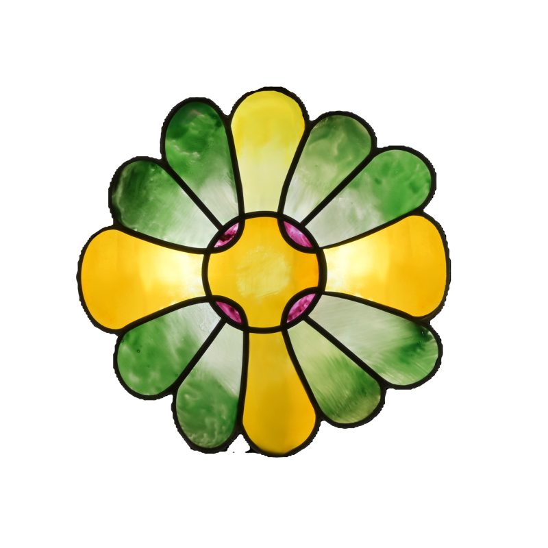 VITRAL COLONIA GÜELL Verde