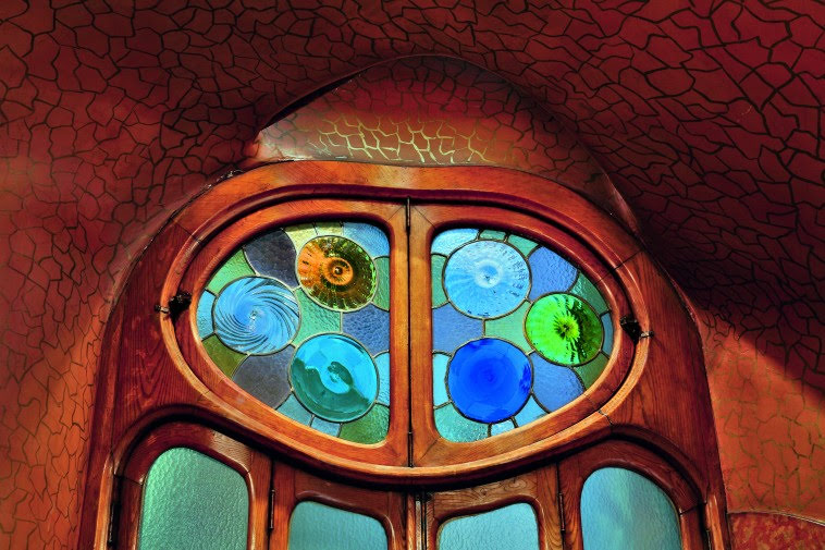 VIDRIO ORIGINAL VENTANA CASA BATLLÓ - Imagen 3