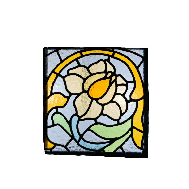 VITRAL FLOR PALAU DE LA MÚSICA CATALANA