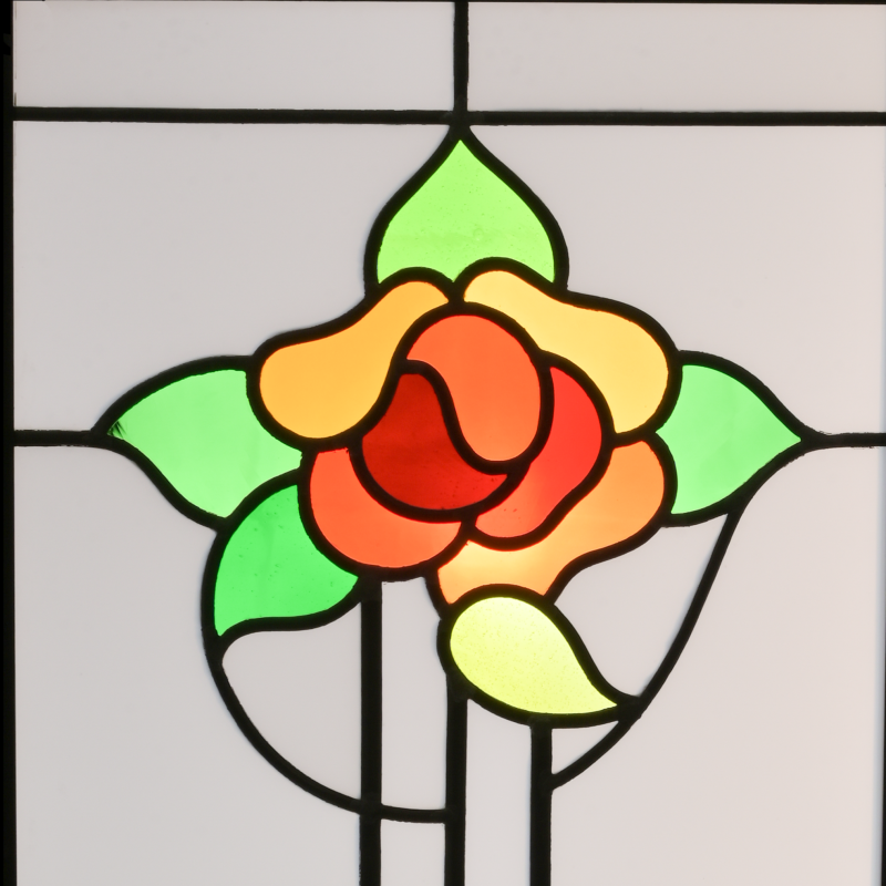 VITRAL MODERNISTA FLOR